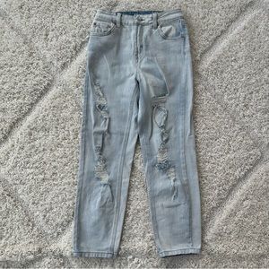Wild Fable High Rise Ripped Mom Jeans